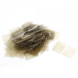 300Pcs 20mm x 25cm x 0.12mm Repairing Part Mica Insulator Sheets