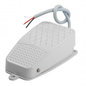 10A SPDT NO NC Antislip Metal Momentary Power Foot Pedal Switch CNC Industrial