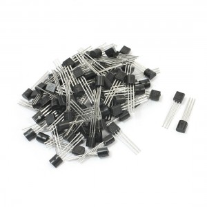 100Pcs PCB Board 2N5401 160V 600mA Through Hole TO-92 PNP Transistors