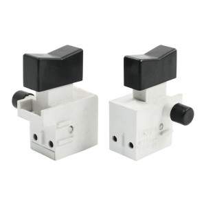 2 Pcs AC 250V 4A DPST Locking Power Tool Switch for Electric Drill