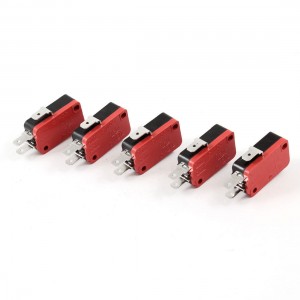 AC 250V 16A Micro Limit Switch Button SPDT Momentary Snap Action 5 Pieces