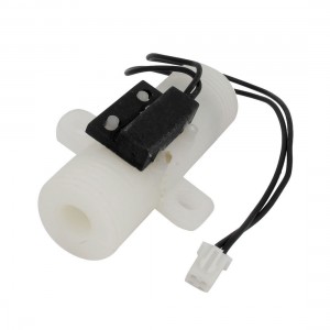 AC 220V/0.1A 0.75L-5L/Min 20mm Thread Pool Pond NC Water Flow Sensor Switch