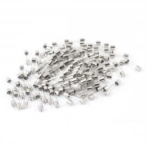 100 Pcs Breaking Capacity 6 x 30mm Fast Blow Glass Tube Fuses 3A 250V