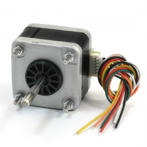 100-450RPM 5mm Drive Shaft Stepping Stepper Motor DC 5-30V 0.5A