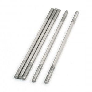 5PCS 3mm Dia Thread 80mm Long Stainless Steel Tight Adjustable Pushrod