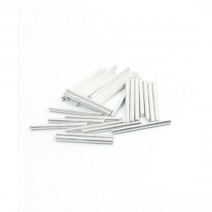Toy Car Frame Parts Round Stainless Steel Straight Rod Bar 25mm x 2mm 30 Pcs