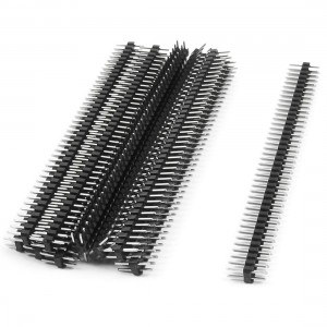 2.54mm Pitch 2x40 Pin Straight PCB Socket Connector Pin Headers 10pcs