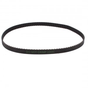 220XL 110 Teeth 10mm Width Black Rubber Cogged Industrial Timing Belt 22inch