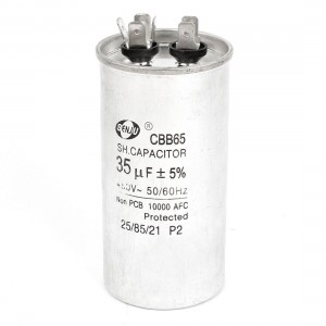 CBB65 AC 450V 35uF 50/60Hz 6 Pin Motor Run Capacitor for Air Conditioner