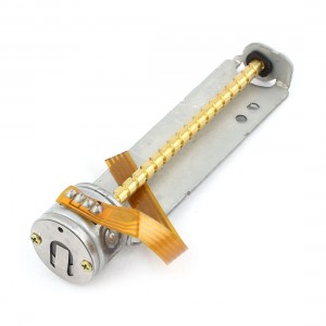 55mm x 3mm Screw Shaft 2 Phase 4 Wire Micro-Step Stepper Motor DC 3-6V