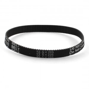 T2.5x285 114-Tooth 10mm Width Black Groove Timing Belt 285mm for 3D Printer