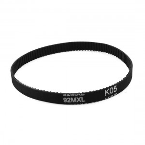 92MXL025 115-Tooth 6.4mm Width Black Industrial Synchronous Timing Belt 9.2"