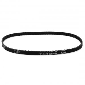 XL-172 86 Teeth 025 6.4mm Width Black Rubber Cogged Industrial Timing Belt 17.2"