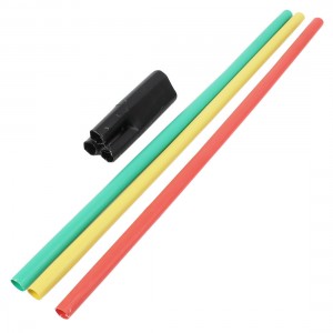 3 x Polyolefin 5/8" Dia 10-16mm2 Cable Heat Shrink Wire Shrinkable Tube 0.6M