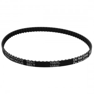XL-168 84 Teeth 7.9mm Width Black Rubber Cogged Industrial Timing Belt 16.8"
