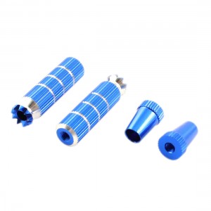 Pair Blue Aluminum Spektrum Gimbal Stick Ends 40mm for RC Model