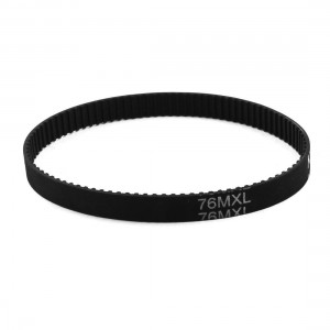 76MXL025 95 Teeth 2.032mm Pitch 1/4" Width Black Groove Timing Belt 193.04mm