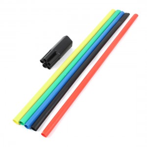 3Pcs Polyolefin 5/8" Dia 10-16mm2 Cable Heat Shrink Wire Shrinkable Tube 0.6M
