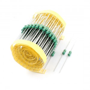 200 Pcs Through Hole Mount 6.8uH 0410 1/2W 10% Color Ring Inductors 4x10mm