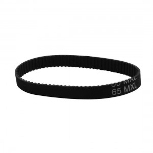 65MXL025 82 Teeth 6.4mm Width Black Rubber Industrial Machine Timing Belt