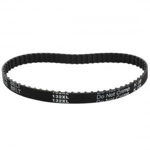 XL-132 66 Teeth 9.5mm Width Black Rubber Cogged Industrial Timing Belt 13.2"