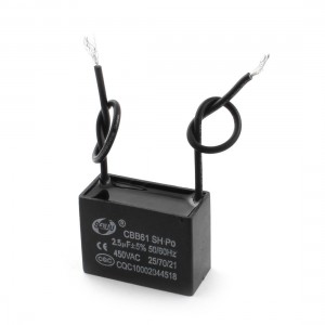 AC 450V 2.5uF 50/60Hz 5% Tolerance Fan Motor Running Capacitor CBB61