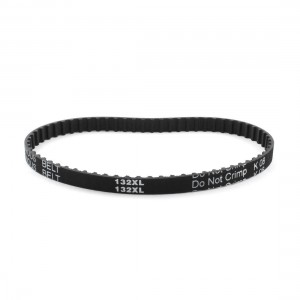 XL-132 66 Teeth 7.9mm Width Black Rubber Cogged Industrial Timing Belt 13.2"