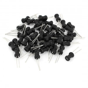 50pcs PCB Board Radial Lead Inductor 82uH 600mA 6x10mm 10% Tolerance