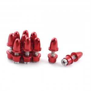 10Pcs 3.17mm Red Aluminium Alloy RC Propeller Adapter for Brushless Motor