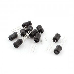 10Pcs Through Hole 2.2mH 2.2mH 250mA 5x7mm 10% Radial Lead Inductor