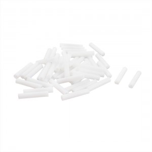 50Pcs 6x30mm PCB Test Flat End Fixture Parts Plate POM Stand Fixed Rod White