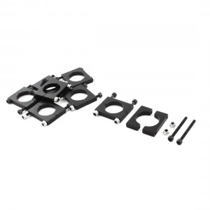 8Pcs 16mm Aluminum Clamp Clip Fastener for Carbon Fiber Tube RC Multirotor