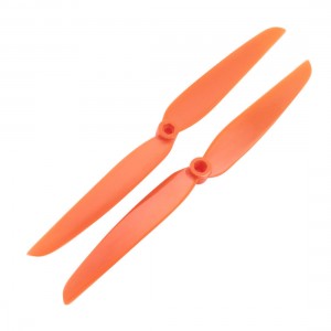 RC Airplane Airplane Orange Plastic CW Rotating Propeller EP7035 2Pcs