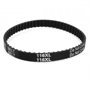 116XL037 58 Teeth 9.5mm Wide 5.08mm Pitch Rubber Industrial Timing Belt