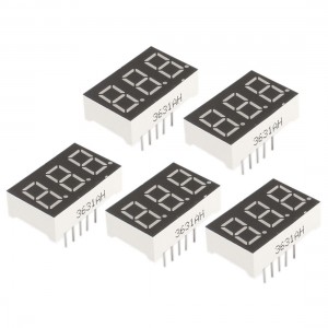 5 Pcs 11-Pin Red LED Digital Display Common Cathode Tube 0.36"