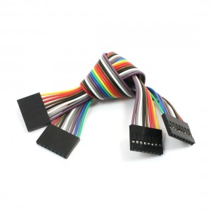 2pcs 20cm Long Female to Female 8P-8P 16 Pin Connect Jumper Cable Wire Line