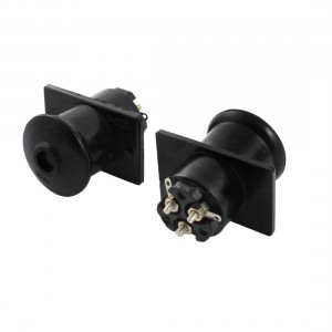 2Pcs Industrial 3 Terminals AC250V 3A CZ-330 Power Female Plug