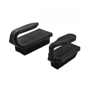 2 Pcs U Shaped Black Plastic Handle PCB ESD Anti Static Dust Cleaning Brush