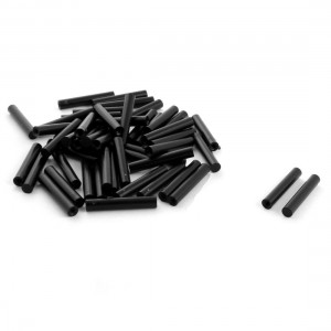 50Pcs 6x35mm PCB Test Flat End Fixture Parts Plate POM Stand Fixed Rod Black