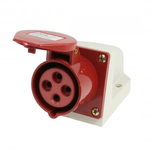 AC 380-415V 16A 3P+E IEC309-2 Industrial Panel Mount Socket Connector