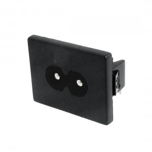 4 x Electrical Black IEC320 Inlet C8 Power Adapter 250V 2.5A