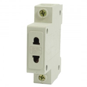 250VAC 10/16A Single Pole EU US 2 Pin Terminal Electric Modular Socket
