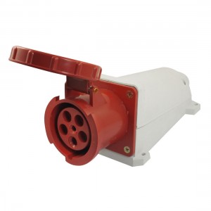 AC 220-380V/240-415V 63A 6 Pin Panel Mounting IEC309-2 Industrial Socket