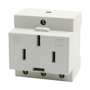 25A AC 440V 4 Flat Pin Modularized Modular Sockets for Family Hotel