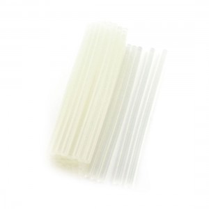 50Pcs 7x190mm Hot Melt Glue Adhesive Sticks Clear White for Arts Crafts