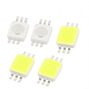 5 Pcs Pure White Light SMD 9280 LED Bead Chip Lamp 3.0-3.6V 350mA 1W 80LM