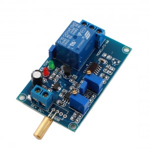 DC24V 2-LED Lamp 1 Way Dumping Angle Sensor Time Delay Relay Module