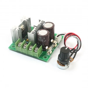 CCMHCW PWM Motor Speed Controller w External Control Knob DC12-40V 10A