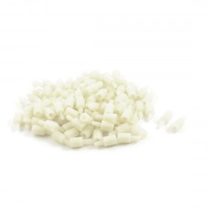 100pcs M3 x 6mm x 8mm Insulated Hexagonal Threaded Spacer for PCB Board