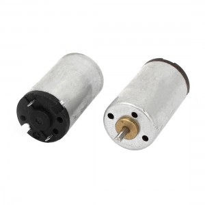 2pcs DC 1.25-3.7V 22000RPM 2 Terminal 1.5mm Shaft Cylinder DC Motor for RC Toy